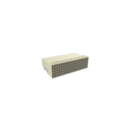 Fci Board Connector, 95 Contact(S), 5 Row(S), Female, Right Angle, 0.079 Inch Pitch, Press Fit HM2R71PA5100N9LF